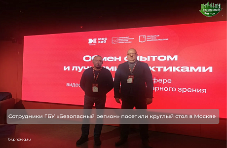 Сотрудники ГБУ «Безопасный регион» посетили круглый стол в Москве